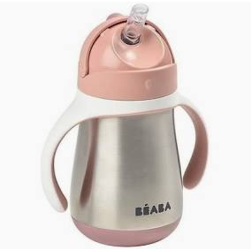Beaba Stainless Steel Straw Bottle