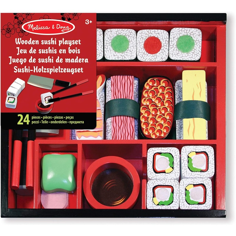 Melissa and Doug Wooden Sushi Play Set