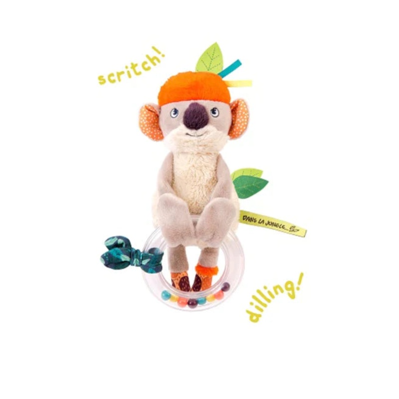 Moulin Roty Dans la Jungle Coco Bead Rattle