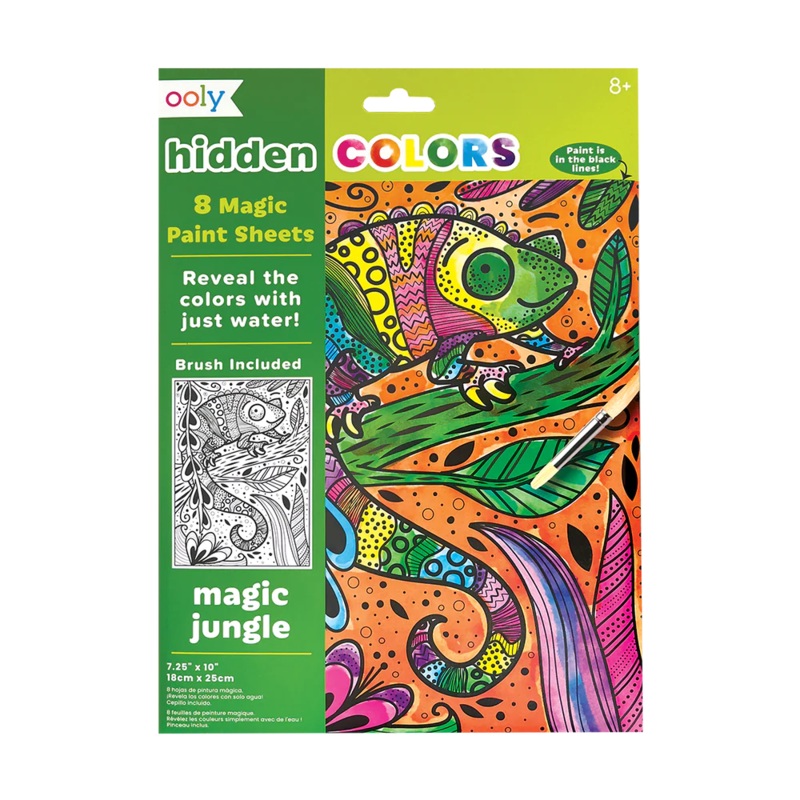 Ooly Hidden Colours Magic Paint Sheets | Magic Jungle