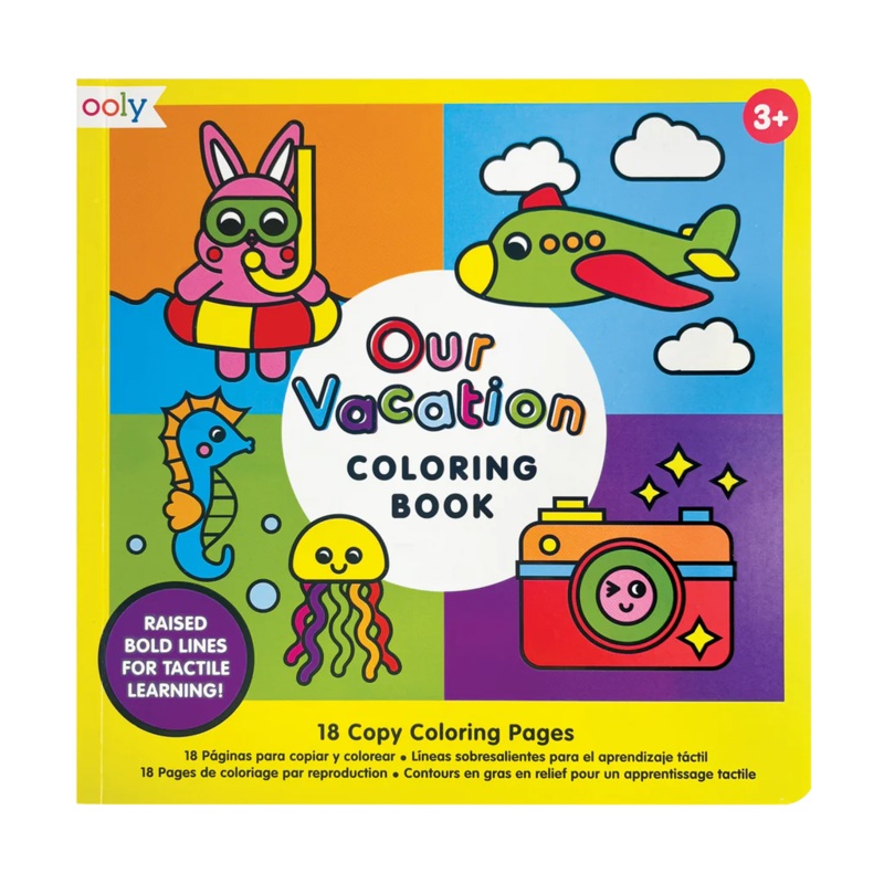 Ooly Our Vacation Copy Colouring Book