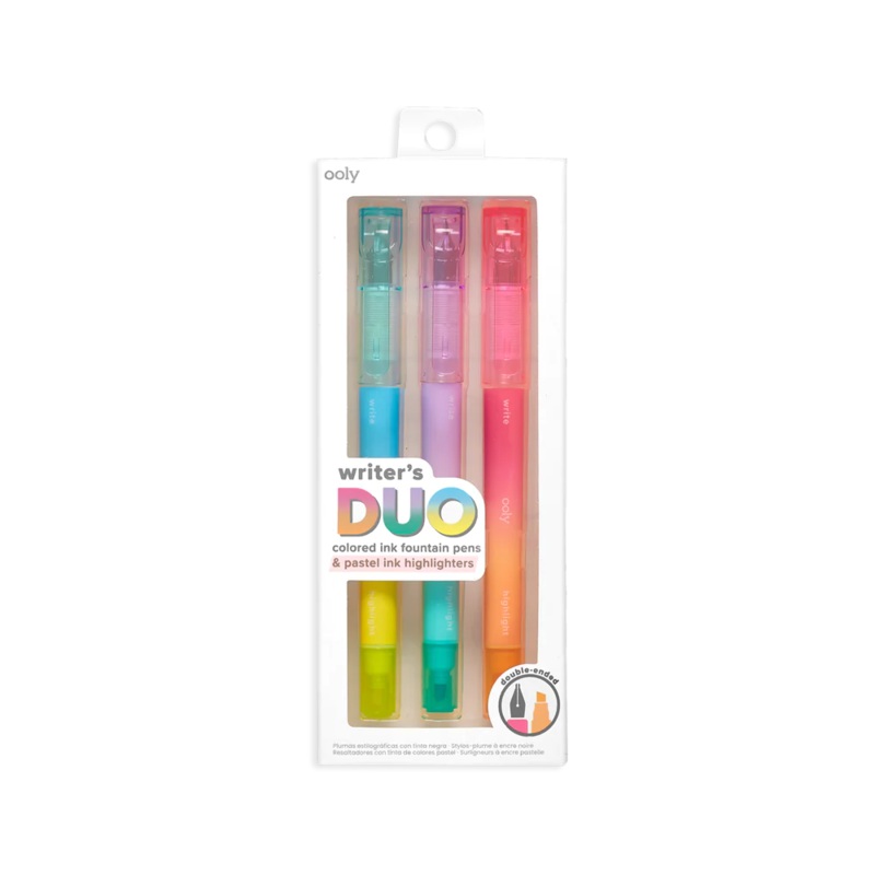 Ooly Writer’s Duo Double-Ended Fountain Pens