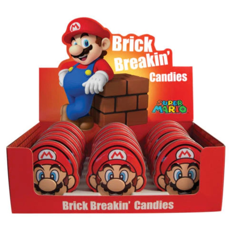 Super Mario Brick Breakin’ Cherry Candy Tin