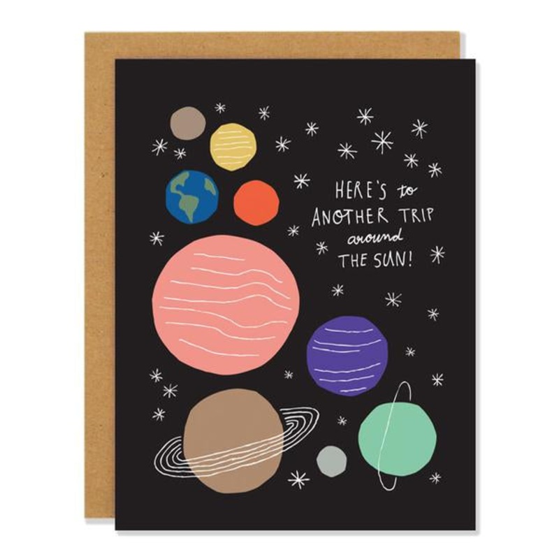Around the Sun Birthday Card – Badger & Burke