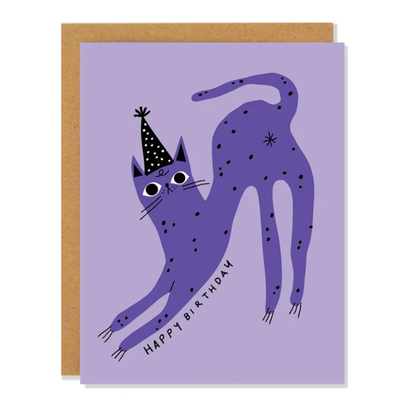 Badger and Burke Cheeky Cat Birthday Card