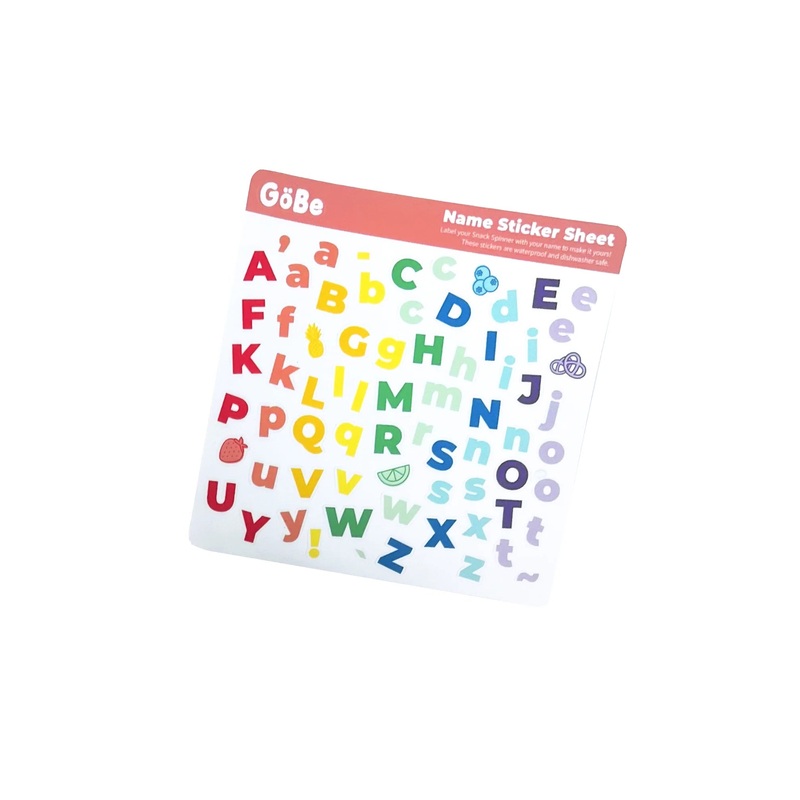 GBe Name Sticker Sheet