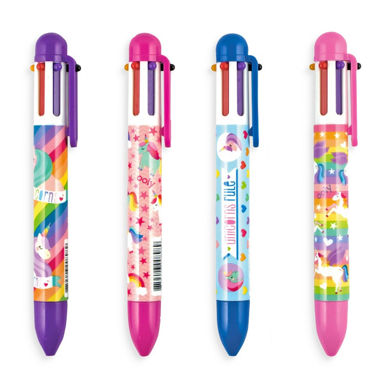 Ooly 6-Click Multi Color Unicorn Pens