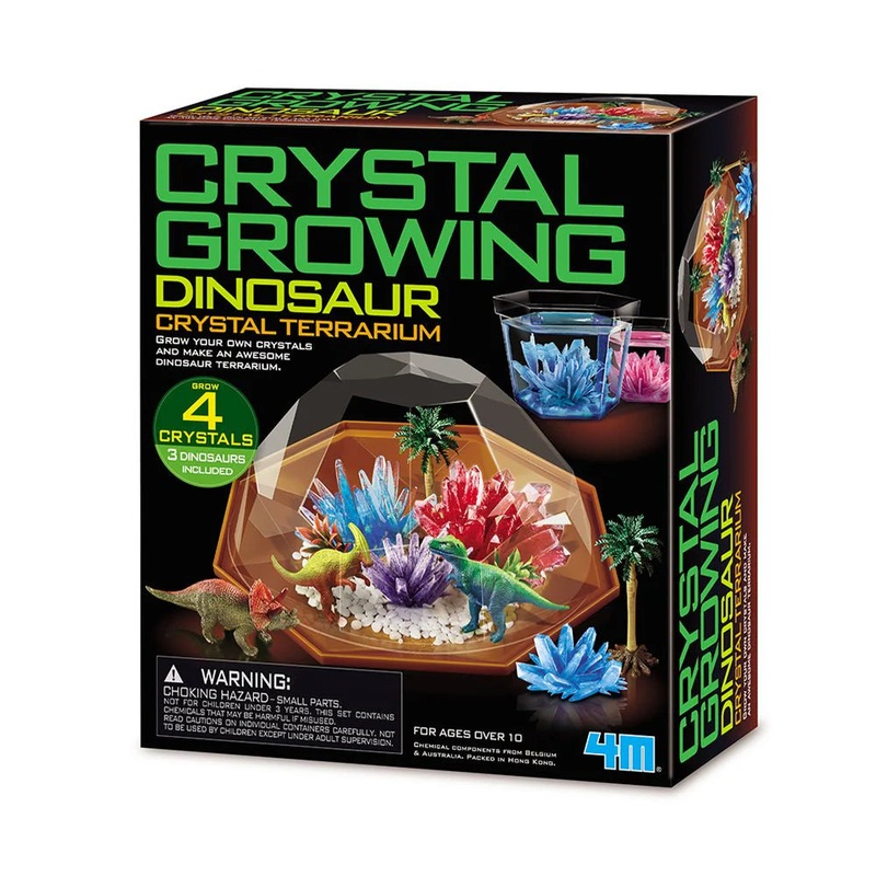 4M Dinosaur Crystal Growing Kit  Build Your Own Terrarium