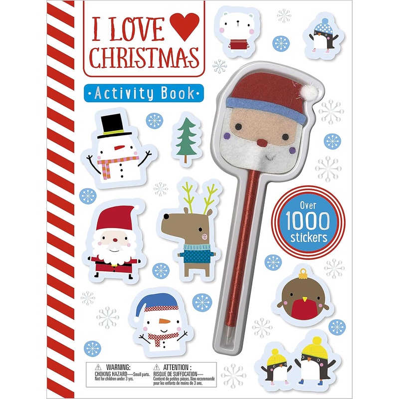 I Love Christmas Activity Book with Over 1000 Stickers