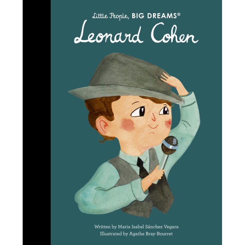 Little People, Big Dreams Hardcover Book | Leonard Cohen