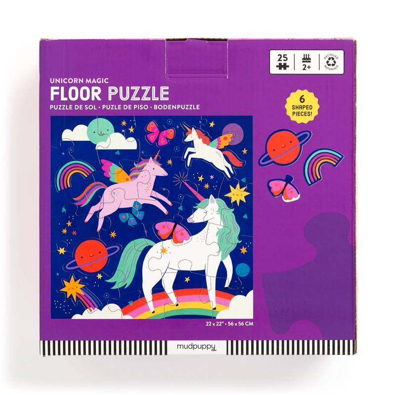 Mudpuppy 25-Piece Floor Puzzle | Unicorn