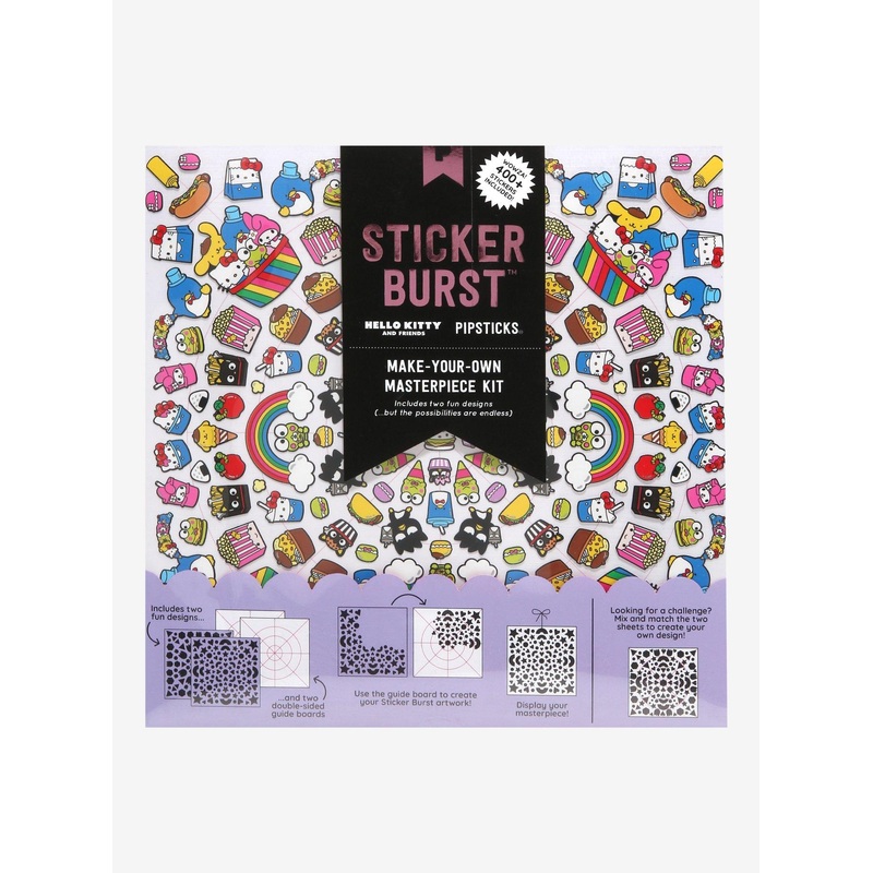 Pipsticks Hello Kitty and Friends Sticker Burst Make-Your-Own Masterpiece Kit