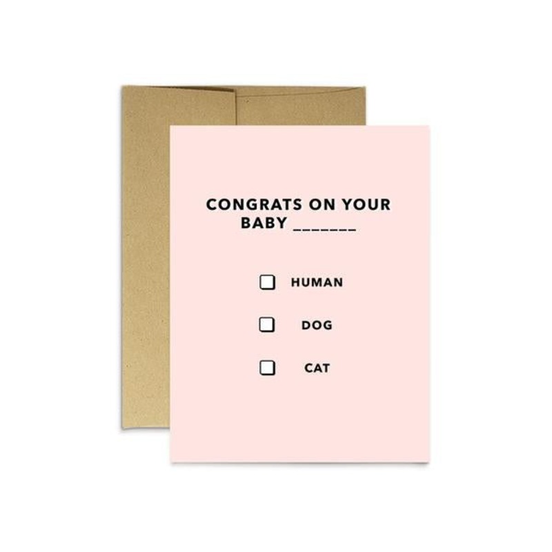 Congrats on your baby Greeting Card