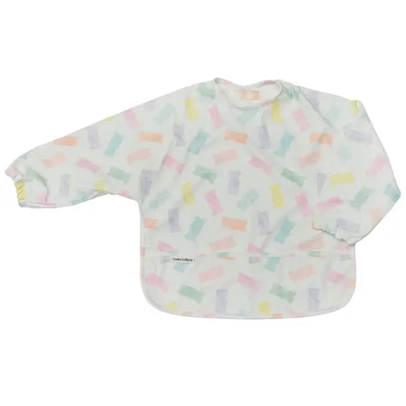 Loulou Lollipop Long Sleeved Bib | Gummy Bears