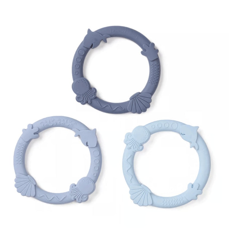 Loulou Lollipop Wild Teething Ring Set