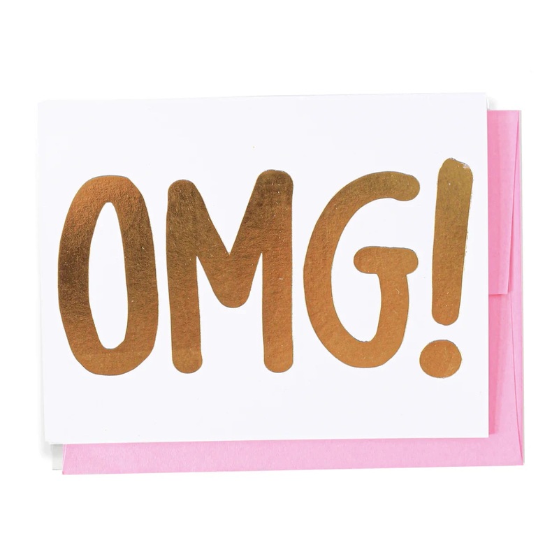 OMG Greeting Card