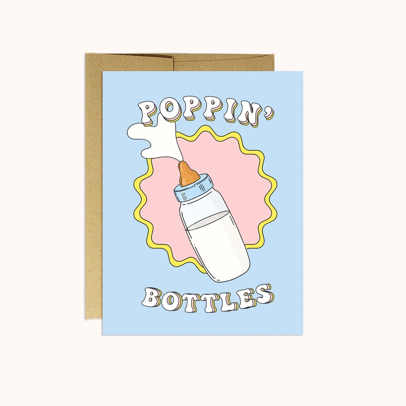 Poppin’ Bottles Greeting Card