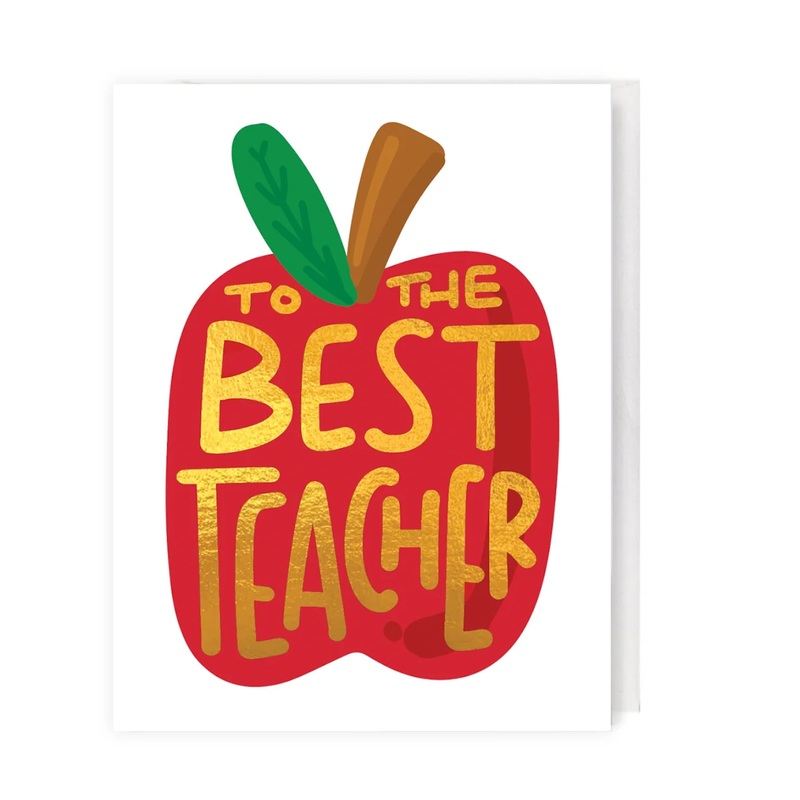 To the Best Teacher Greeting Card