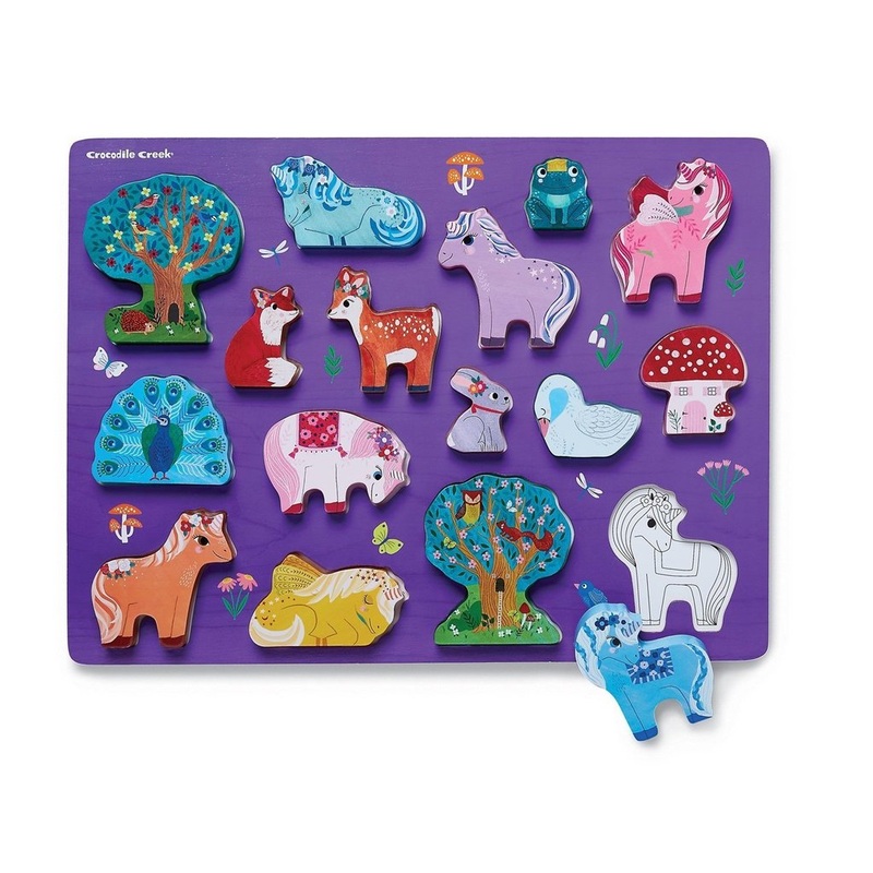Crocodile Creek 16-piece Wooden Puzzle