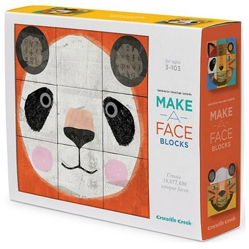 Crocodile Creek Puzzles Blocks Make a Face