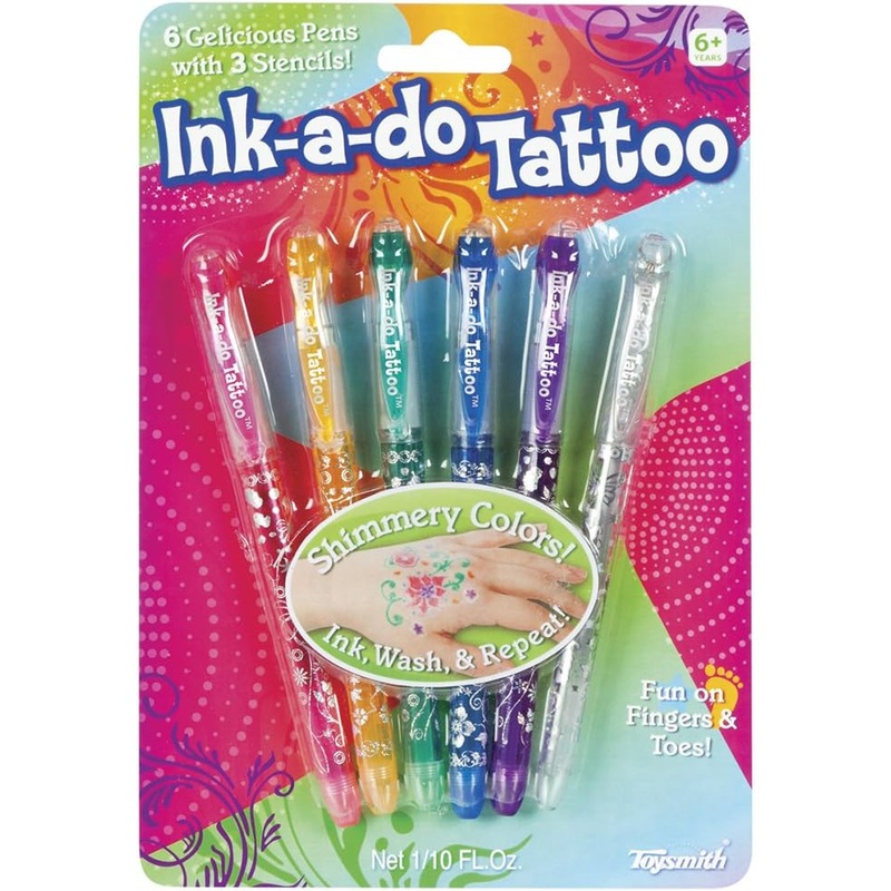 Ink-a-do-Tattoo Pens | Shimmery Colours