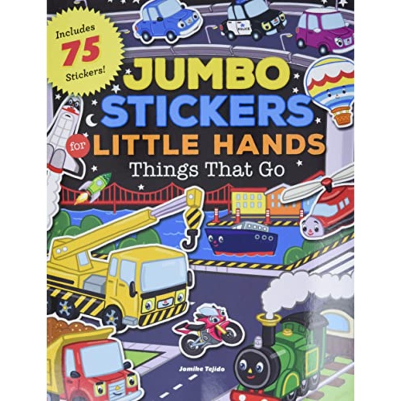 Jumbo Stickers for Little Hands | Things that Go by Jamie Tejido