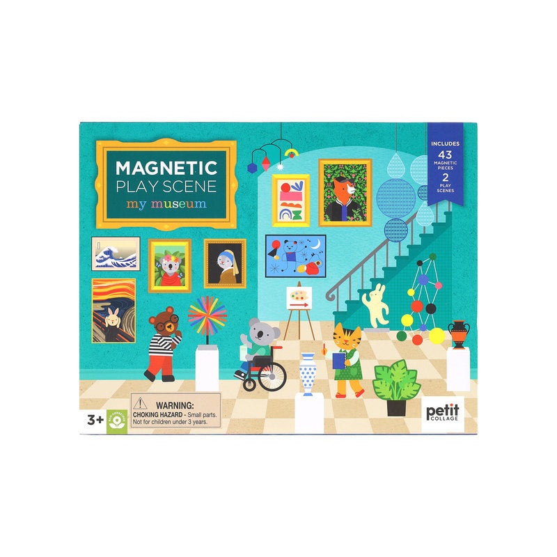 Petit Collage- My Museum Magnetic Play Scene
