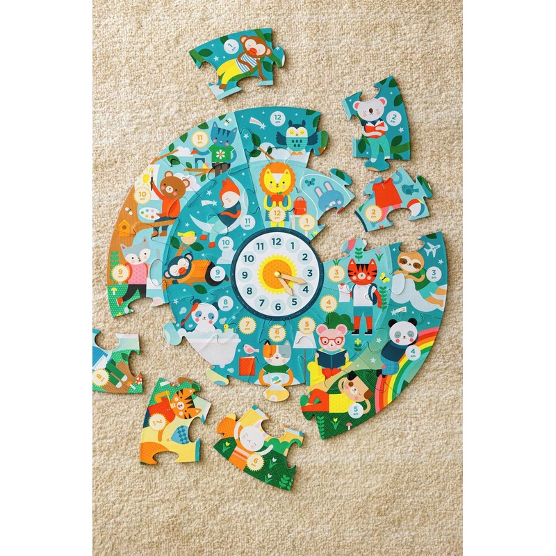 Petit Collage Telling the Time Puzzle 25 Pieces