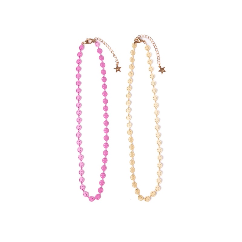 Great Pretenders Chic Pink Lemonade Necklace