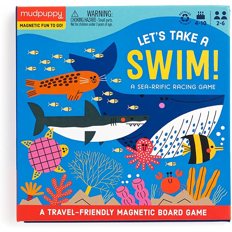 Mudpuppy Magnetic Board Game | Lets Take A Swim