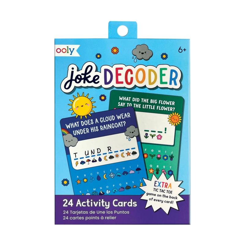 Ooly 24 Activity Cards | Joke Decoder