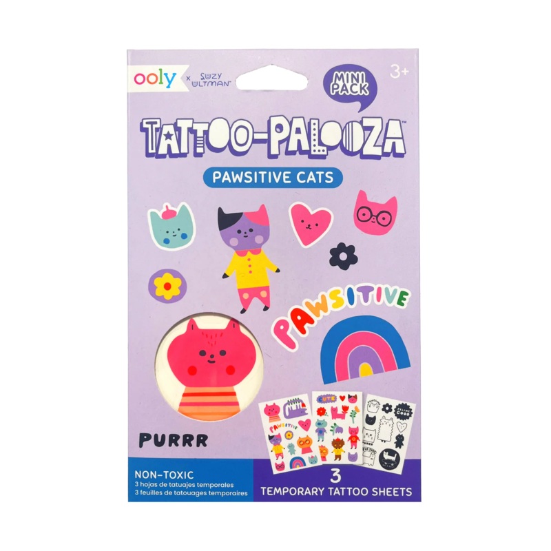 Ooly Tattoo-Palooza Mini Pack | Pawsitive Cats
