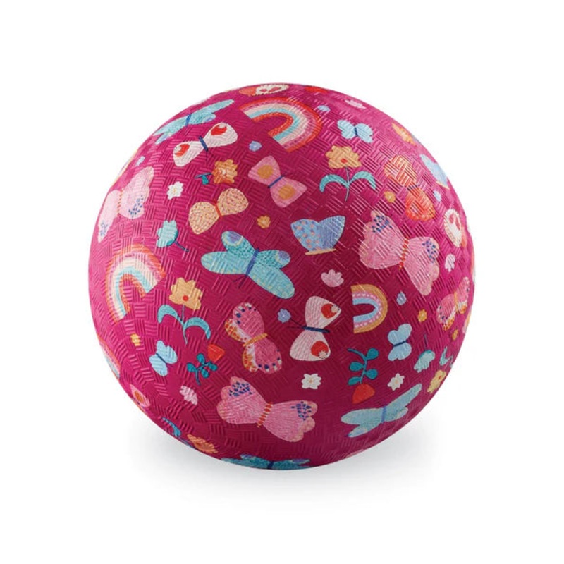 Crocodile Creek 7 Playground Balls | Butterfly Garden