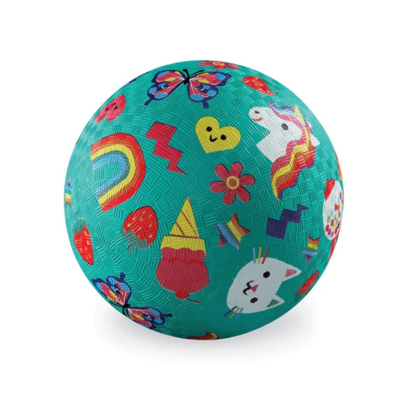 Crocodile Creek 7 Playground Balls | Smiley