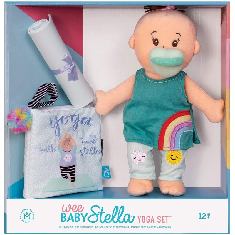 Manhattan Toys Wee Baby Stella 12 Soft Doll with Accessories | Yoga