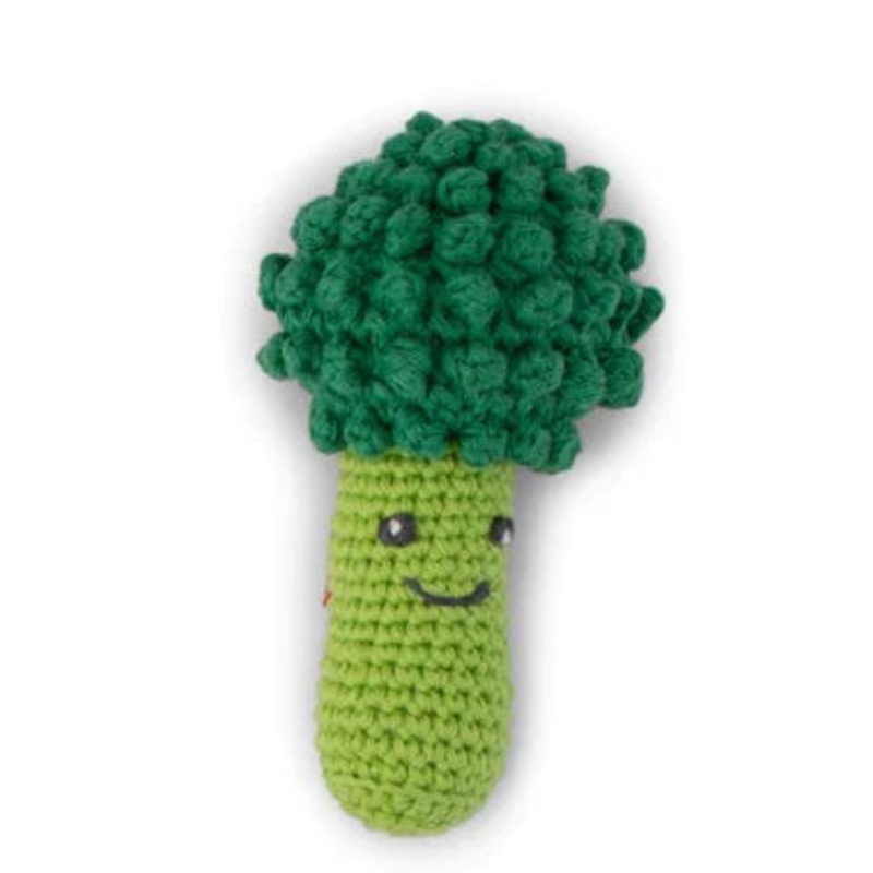 Weegoamigo Crocheted Rattles | Broccoli