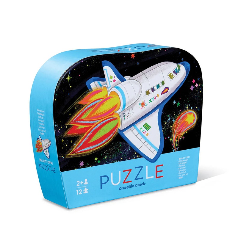 Crocodile Creek 12-Piece Mini Puzzle | Blast Off!