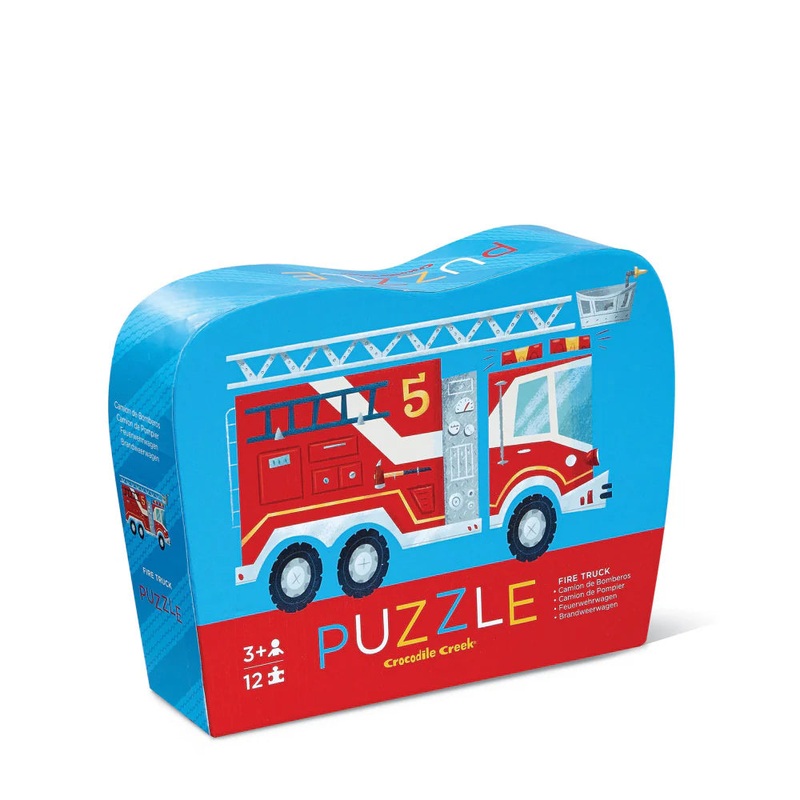 Crocodile Creek 12-Piece Mini Puzzle | Fire Truck
