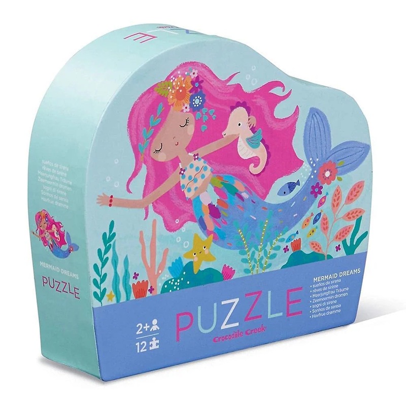 Crocodile Creek 12-Piece Mini Puzzle | Mermaid Dreams