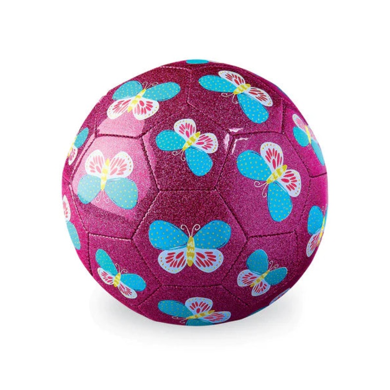 Crocodile Creek Size 3 Soccer Ball | Glitter Butterfly