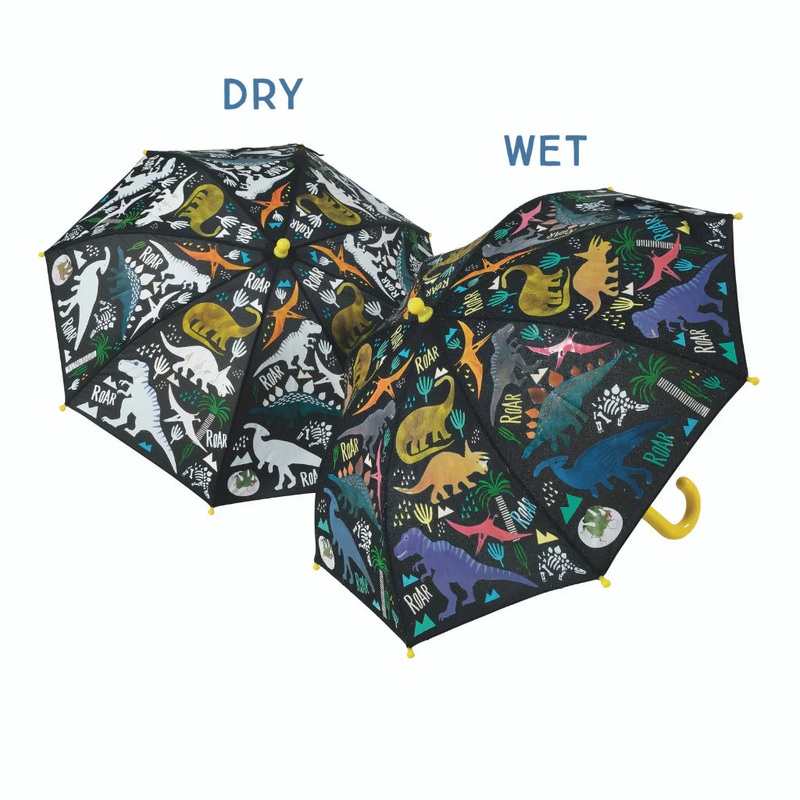 Floss and Rock Colour-Changing Umbrellas | Dinosaur