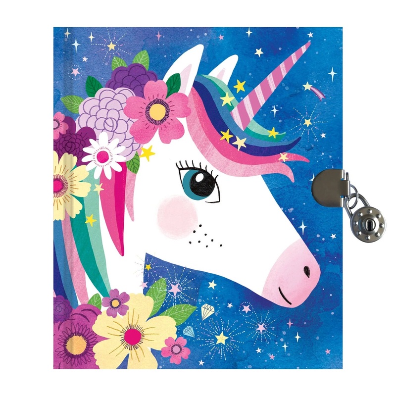 Mudpuppy Locked Diary | Unicorn