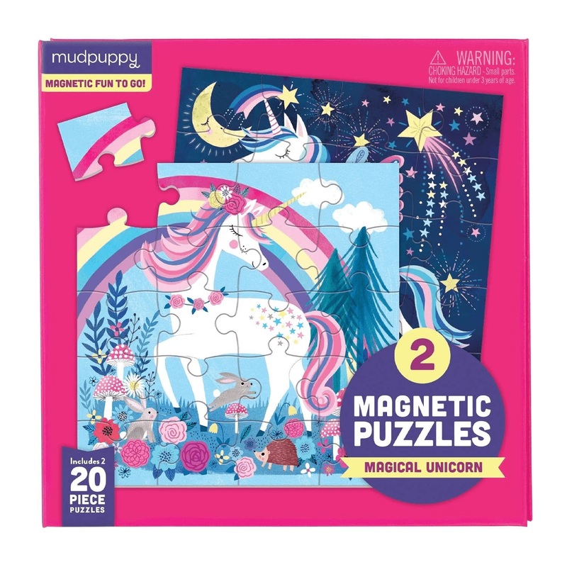 Mudpuppy Magnetic Puzzles | Magical Unicorn
