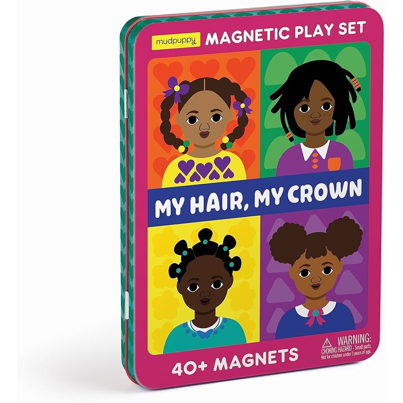Mudpuppy Magnetic Tin Play Sets | My Hair, My Crown