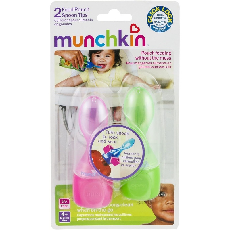 Munchkin Food Pouch Spoon Tips (2 pack)