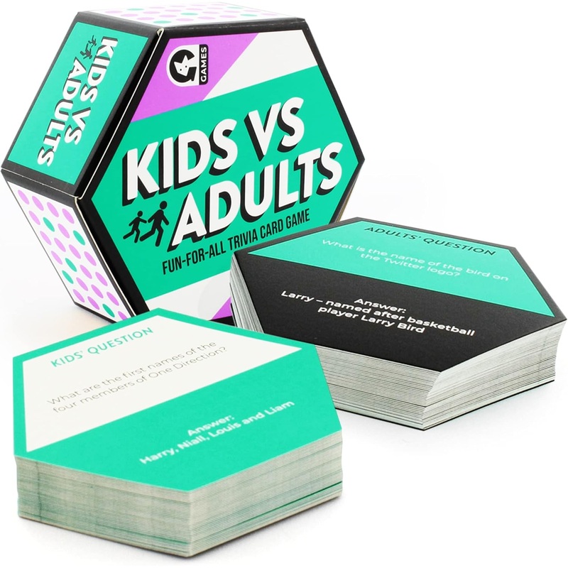Kids Vs. Adults Card Game