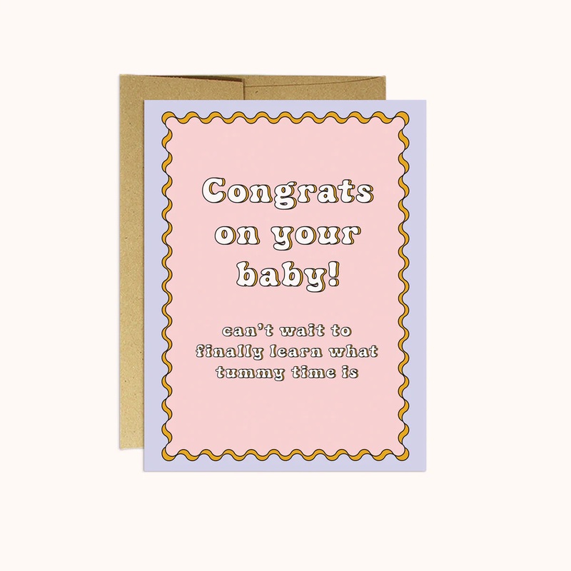 Congrats on your baby! Can’t wait to finally learn what tummy time is