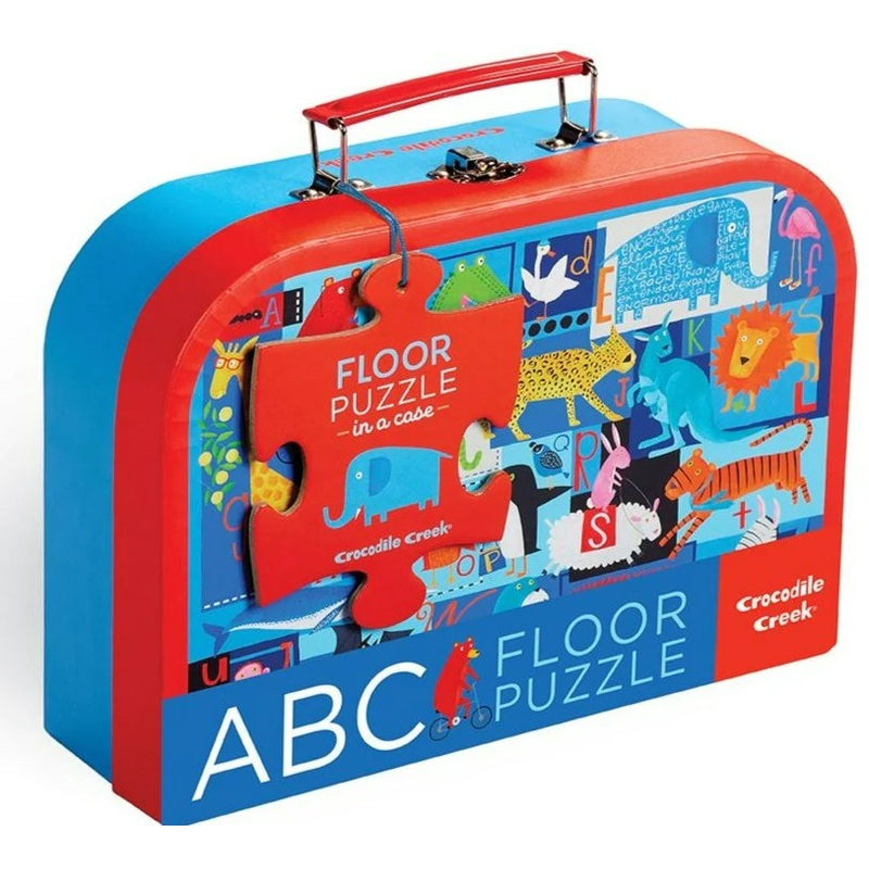 Crocodile Creek 24-Piece Floor Puzzle | ABC