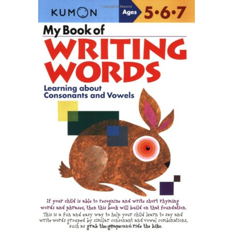Kumon My Book of Writing Words (Ages 5, 6 & 7)