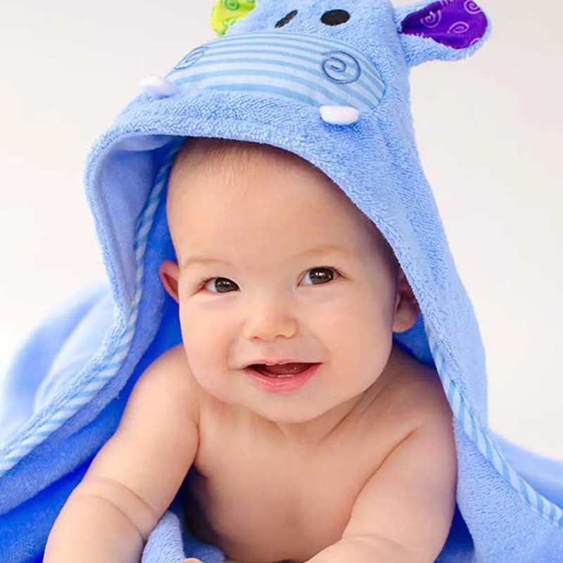 Zoocchini Baby Hooded Towel (0-18 months)